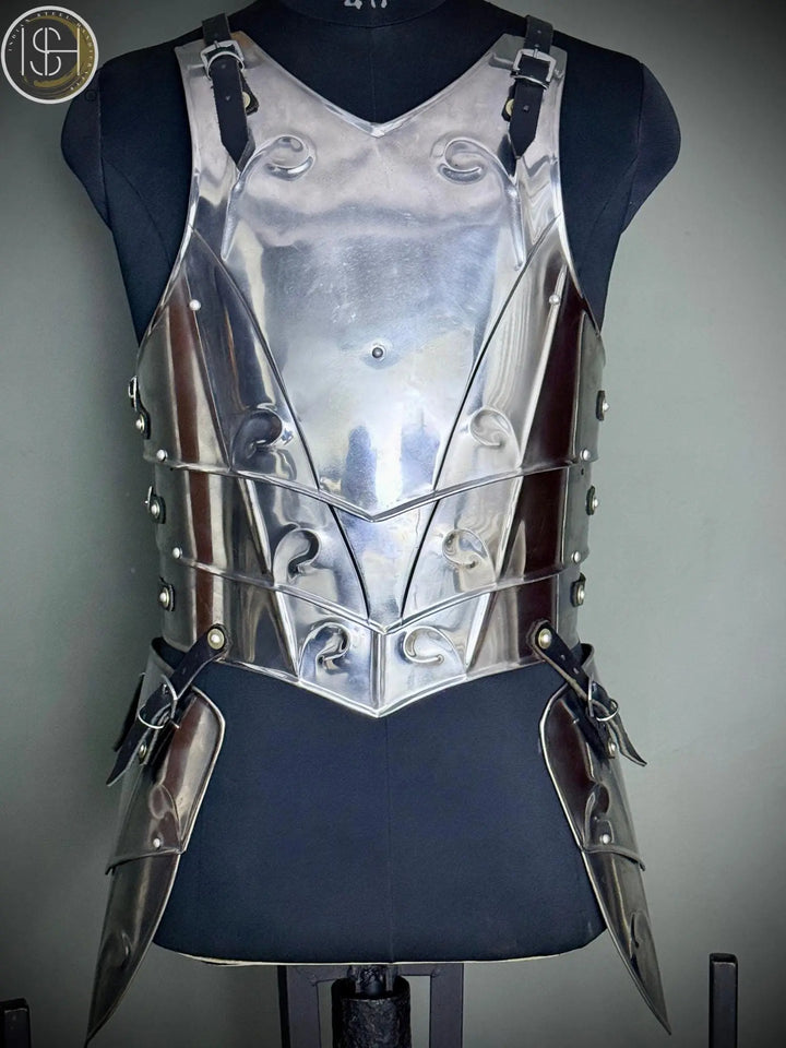 Functional Medieval Knight Armor Costume: SCA LARP Cosplay, 20-Gauge Steel
