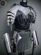 Brave Lady Knight Armor Set: Steel Medieval Cosplay - LARP SCA