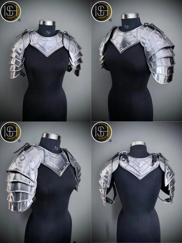 Brave Lady Knight Armor Set: Steel Medieval Cosplay - LARP SCA