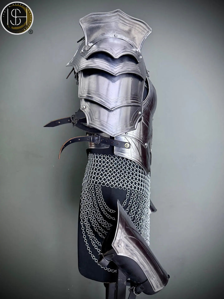 Medieval Steel Cuirass Armor: Women's Cosplay LARP Costume