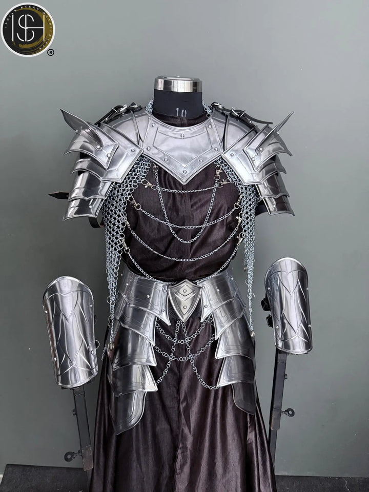 Medieval Steel Armor Set: Cosplay LARP Renaissance Costume