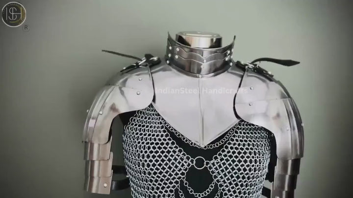 Handmade Chainmail Skirt & Top: Medieval Viking Armor Costume