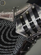 Brave Lady Armor Set: Medieval Corset & Chainmail Skirt - Cosplay LARP SCA