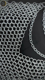 Handmade Medieval Steel Chainmail Top for Women – Authentic Wearable Armor for LARP & Cosplay.