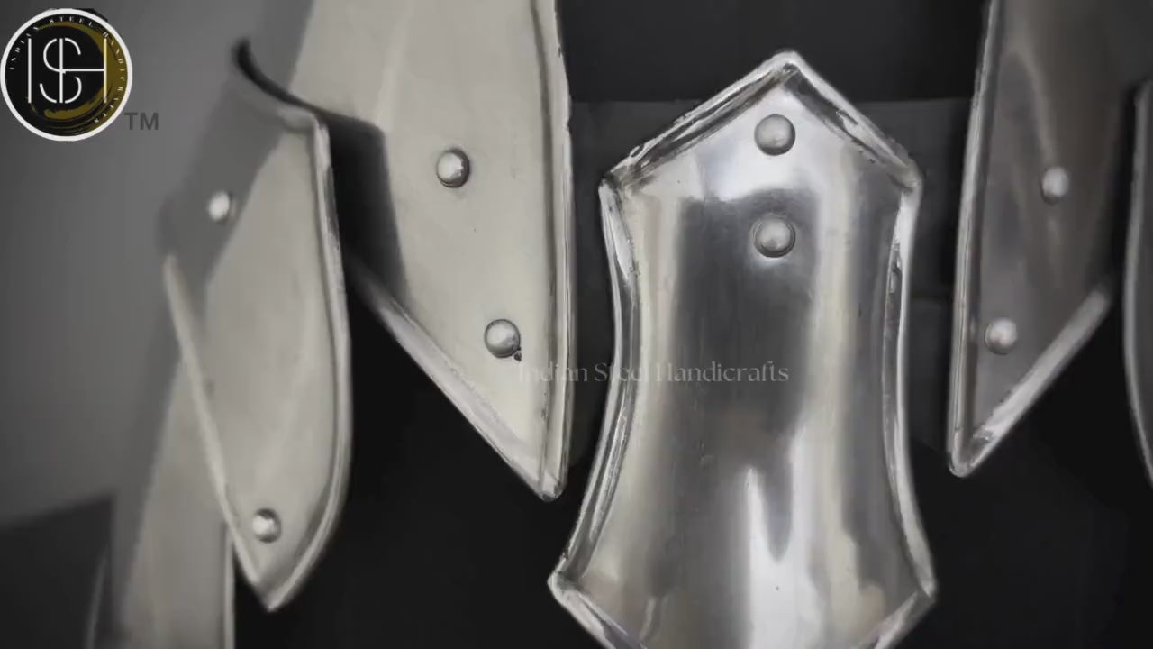 Steel Lady Armor: Medieval Knight Belt Costume - SCA LARP Cosplay