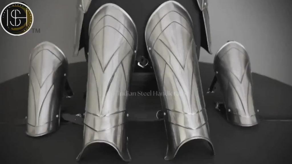 Brave Lady Medieval Armor Set: 20 Gauge Steel, Cosplay LARP Costume