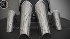 Brave Lady Medieval Armor Set: 20 Gauge Steel, Cosplay LARP Costume