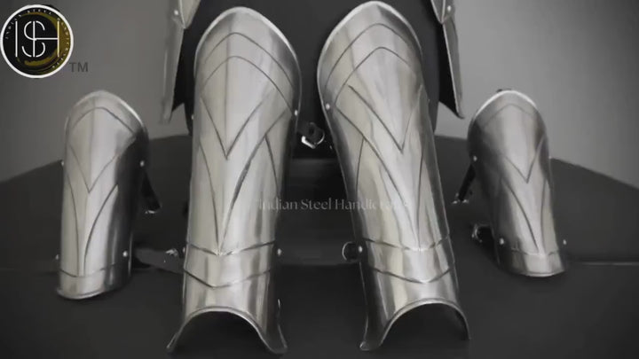 Brave Lady Medieval Armor Set: 20 Gauge Steel, Cosplay LARP Costume