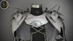 Medieval Knight Cuirass Armor: Steel SCA LARP Cosplay Costume