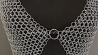 Metal Viking Top & Belt, Ren faire Chainmaille Handmade Medieval Cosplay Armor, SCA Larp Costume, Mother's day Reenactment, Christmas Gift.