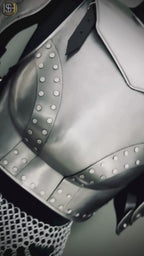 🛡️ Steel Lady Knight Armor — Medieval Costume for LARP, SCA & Cosplay 🛡️