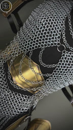 Medieval Lady Warrior Steel Cuirass & Chainmail – Perfect for LARP & Cosplay⚔️🗡️🛡️