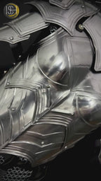 Legendary Female Knight Armor – Gorget & Pauldron Set ⚔️ Perfect for LARP, Cosplay, Medieval Reenactments & Fantasy Festivals ✨