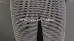 Female Knight Armor: Steel Gorget, Pouldron & Chainmail - LARP Cosplay