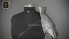 Handmade Steel Pauldron: Female Medieval LARP Armor