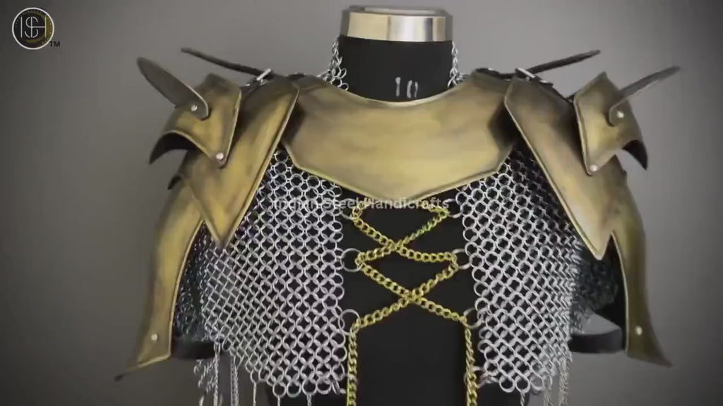 Medieval Cuirass Armor: Steel Lady Cosplay Set - SCA LARP Costume