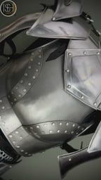 Lady Knight’s Forged Steel Armor | Mythic Medieval Ensemble for LARP Realms, SCA Events & Cosplay Journeys ✨