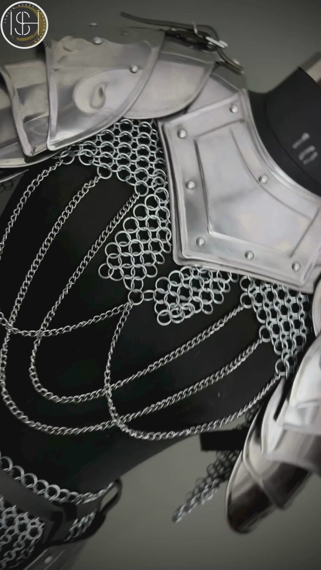 Brave Lady Knight Armor Set: Steel Medieval Cosplay – LARP SCA ⚔️✨