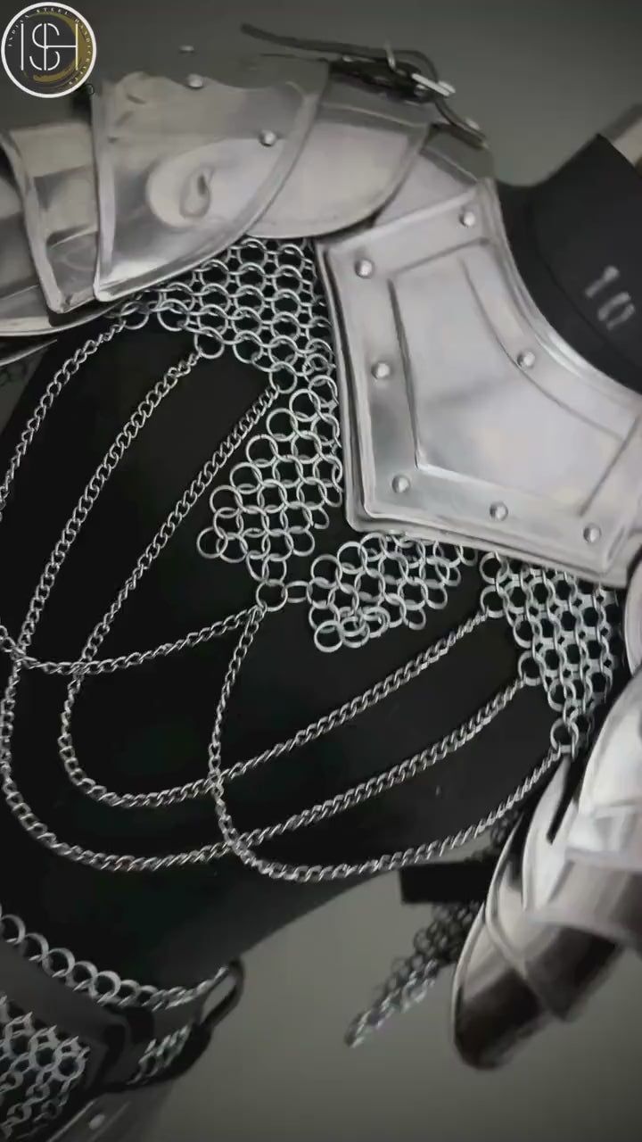 Brave Lady Knight Armor Set: Steel Medieval Cosplay - LARP SCA