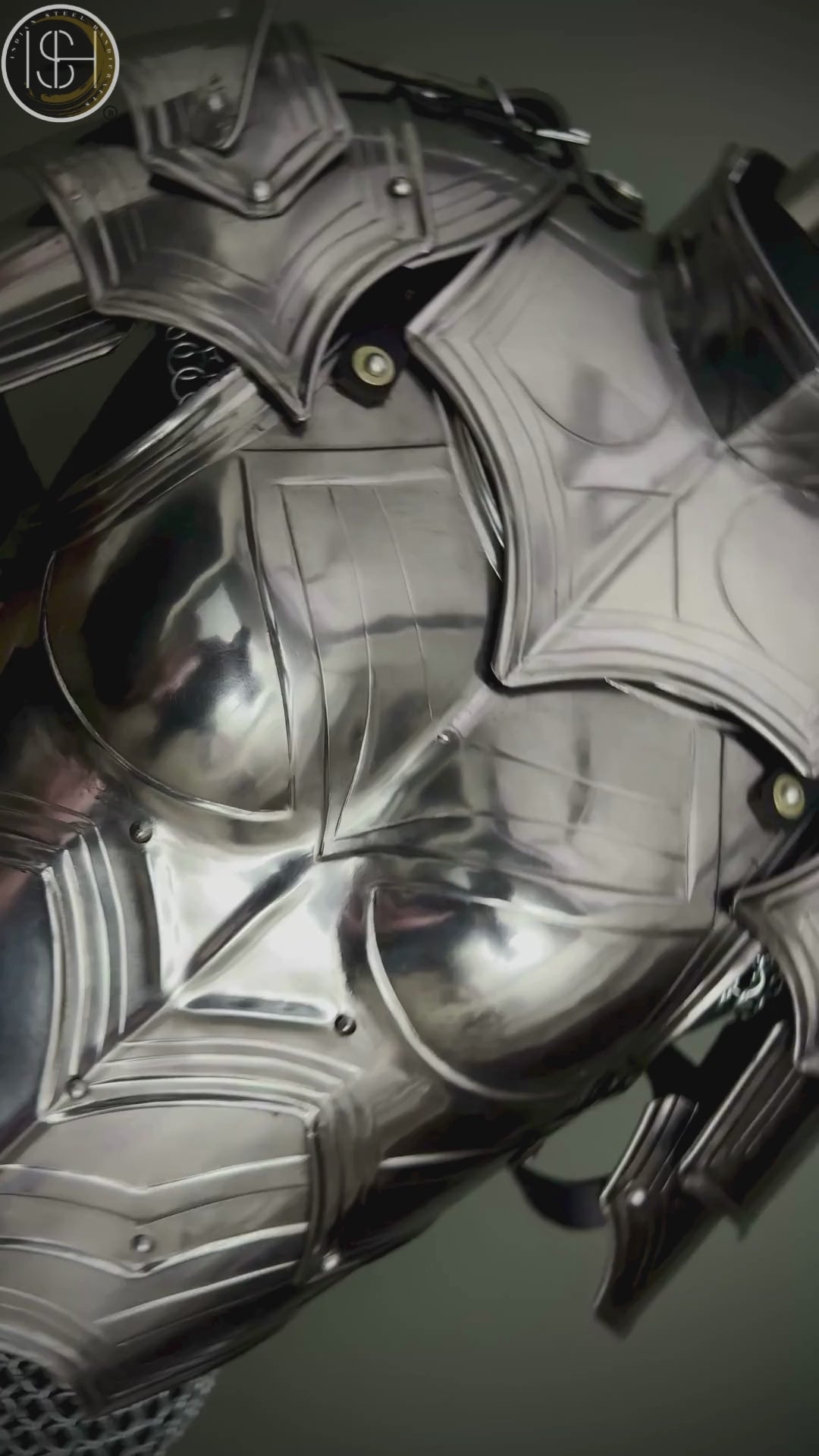 Women’s Medieval Cuirass Armor ✨🛡️ — Authentic Steel Costume for LARP & Cosplay✨🛡️